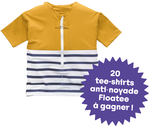 20 tee-shirts anti-noyade Floatee &agrave; gagner !